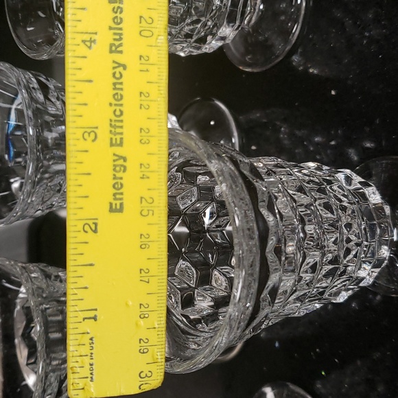 Vtg Fostoria American Pattern 5oz Footed JuiceGlasses  (Stem 2056) Discontinued. - Picture 3 of 4